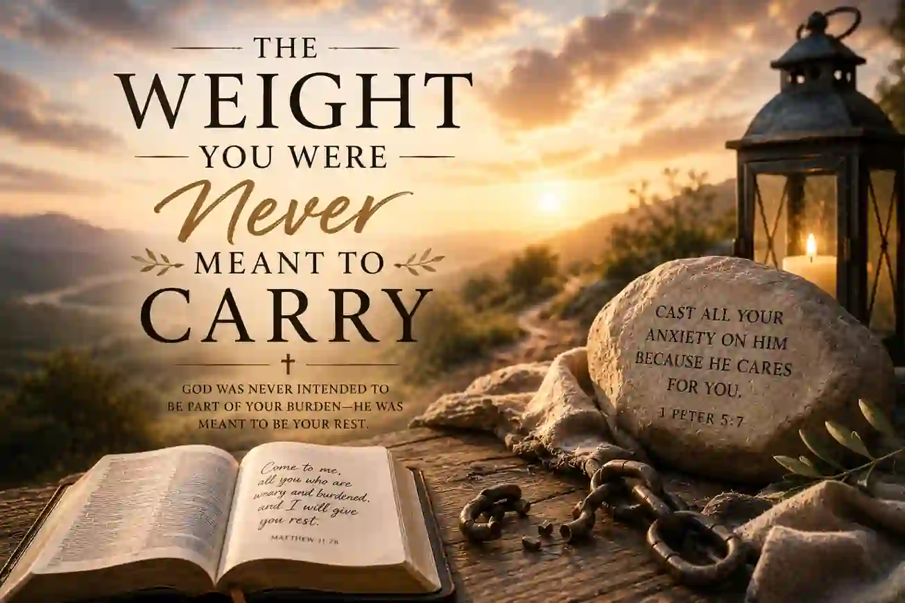 The Weight You Were Never Meant to Carry
