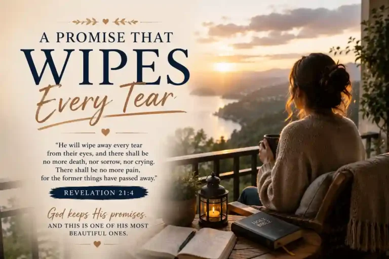 Image for devotional on God will wipe your tears