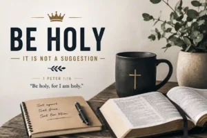 image of Be holy a devotional message