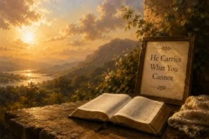 He Carries what you cannot- Daily Devotional message
