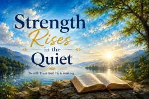 image of peaceful hope to this devotional landscape.