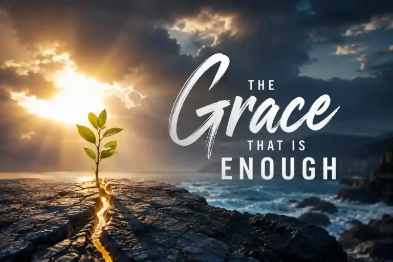 Gods grace is sufficient for you