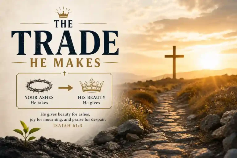 Image for beauty from the ashes. He tranded
