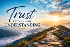 Trust beyond your understanding God will do it
