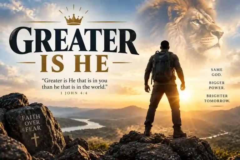 image for devotional message on Greater Is He Who Is in You